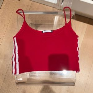 Red brandy Melville tank top.